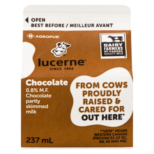 Lucerne 1% Milk Partly Skimmed Chocolate 237 ml