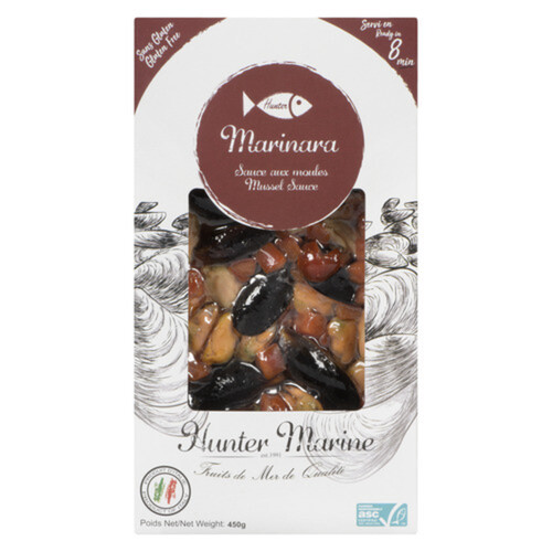 Hunter Marine Marinara Italian Mussel Sauce 450 G (frozen)