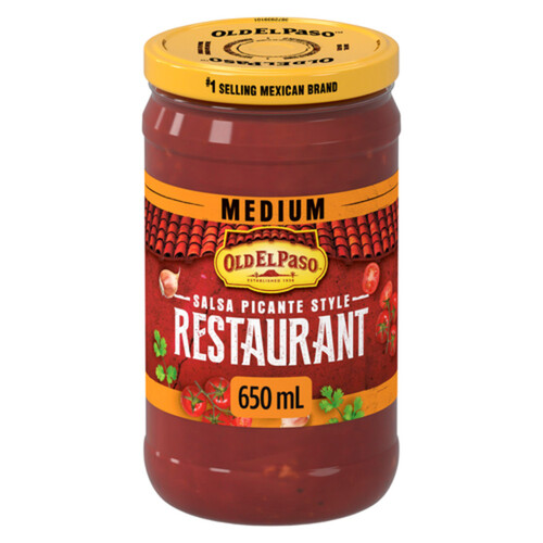 Old El Paso Salsa Picante Style Restaurant Medium 650 ml