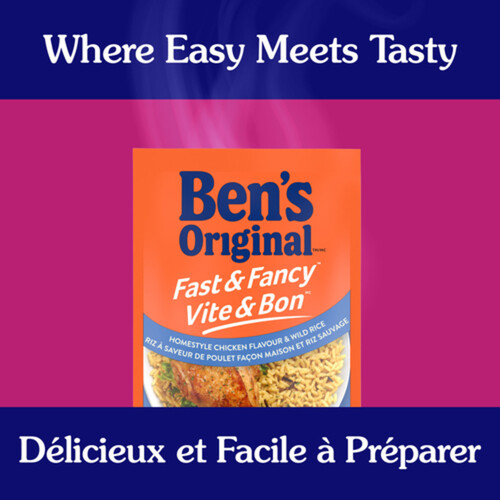Ben's Original Fast & Fancy Rice Homestyle Chicken Flavour & Wild 13 g