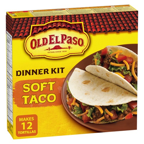 Old El Paso Dinner Kit Soft Taco 400 g