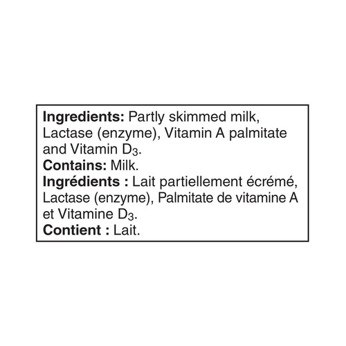 Lactantia Lactose-Free 2% Milk Partly Skimmed 1 L
