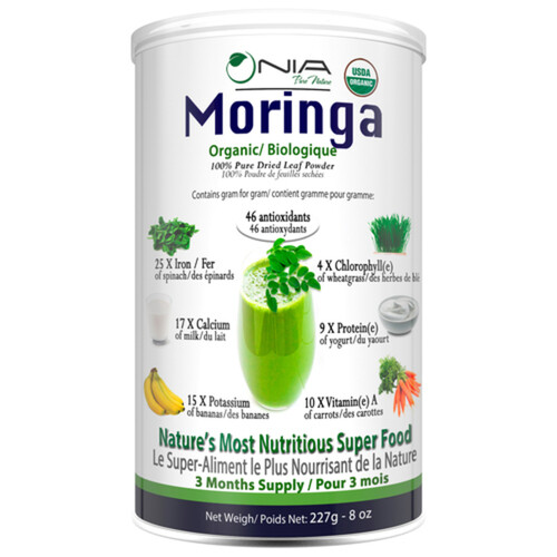 Nia Pure Nature Organic Superfoods Moringa Powder 227 g