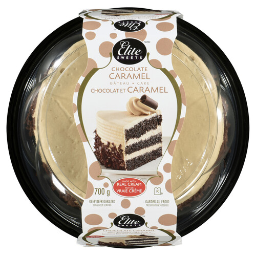 Elite Sweets Cake Chocolate Caramel 6-Inch 700 g (frozen)