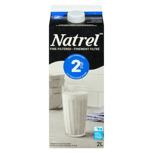 Natrel 2% Milk Partly Skimmed 2 L