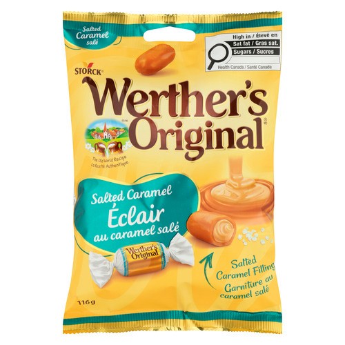 Werther's Original Candy Salted Caramel Éclair 116 g
