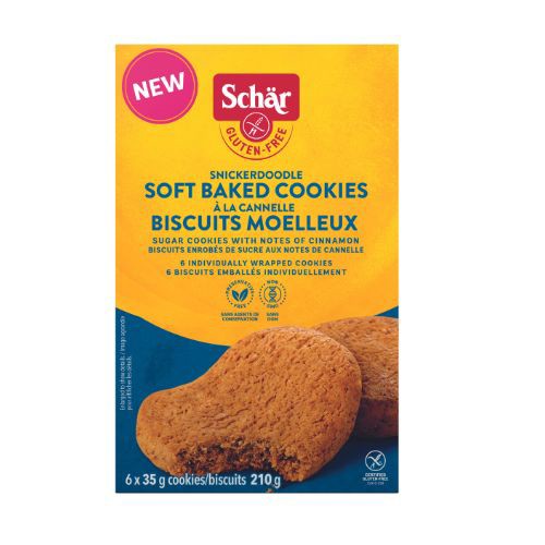 Schar Gluten-Free Soft Baked Cookies Snickerdoodle 210 g