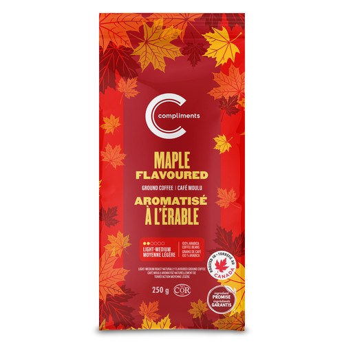 Compliments Ground Coffee Maple Flavour 250 g