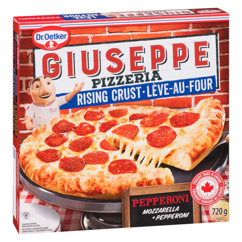 Dr. Oetker Giuseppe Frozen Rising Crust Pizza Pepperoni 720 g