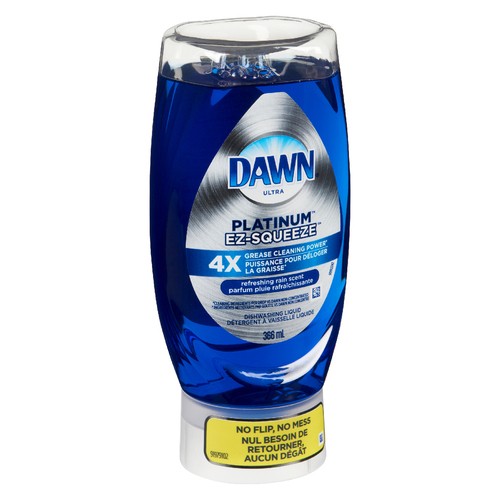 Dawn Platinum Dish Detergent Ez-Squeeze Refreshing Rain 366 ml