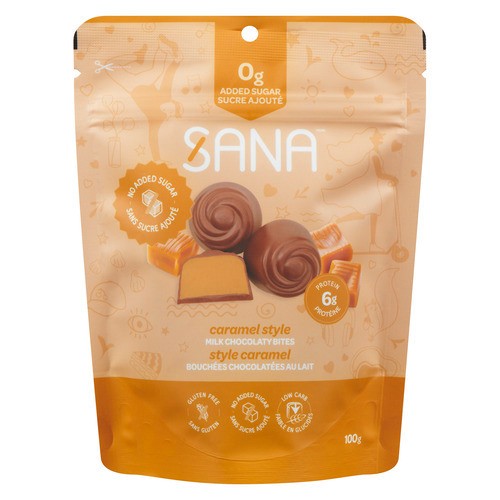 Sana Milk Chocolaty Bites Caramel Style 100 g