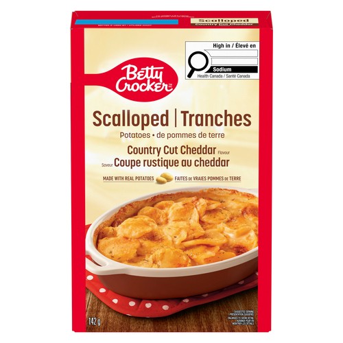 Betty Crocker Scalloped Potatoes Country Cut Cheddar 142 g