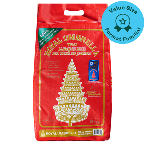 Royal Umbrella Rice Thai Jasmine 8 kg
