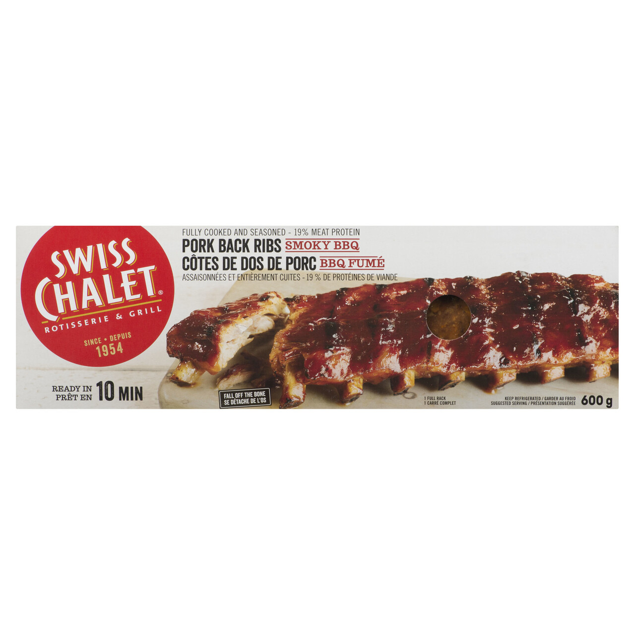 Swiss Chalet BBQ Pork Back Ribs 600 g Voilà Online Groceries & Offers