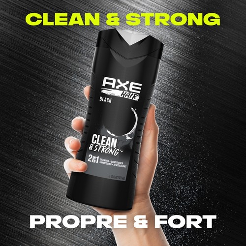 Axe Hair Black 2-In-1 Shampoo And Conditioner 473 ml