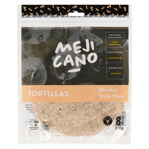 Mejicano Tortillas Whole Wheat 300 g