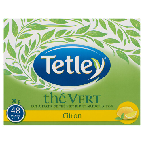 Tetley Green Tea With Lemon 48 Tea Bags