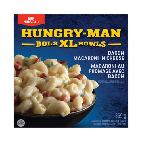 Hungry Man Mac Chs Bowl XL Frozen Dinner 368 g