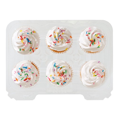 Cupcakes White 6 Pack 300 g (frozen)
