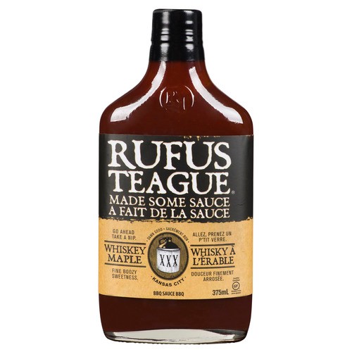Rufus Teague Barbeque Sauce Whiskey Maple 375 ml