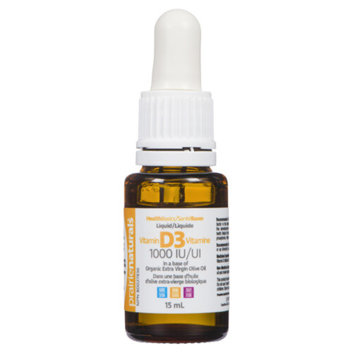 Prairie Naturals Liquid Drops Vitamin D 15 ml