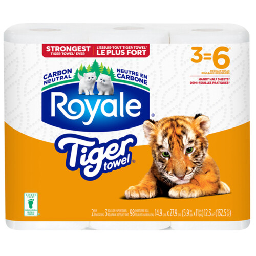 Royale Paper Towel 2-Ply 3 Rolls x 98 Sheets