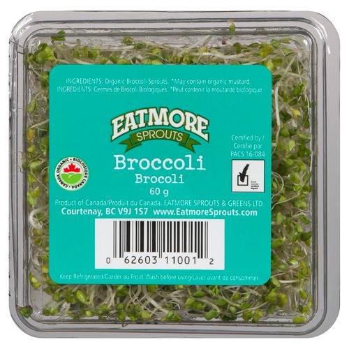 Eatmore Organic Sprouts Broccoli 60 g