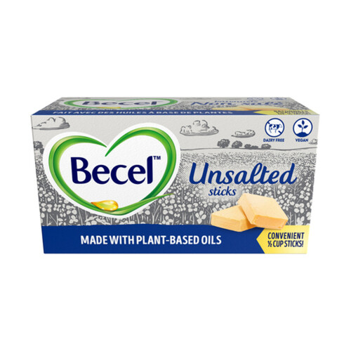 Becel Margarine Plant-Based Sticks Unsalted 454 g