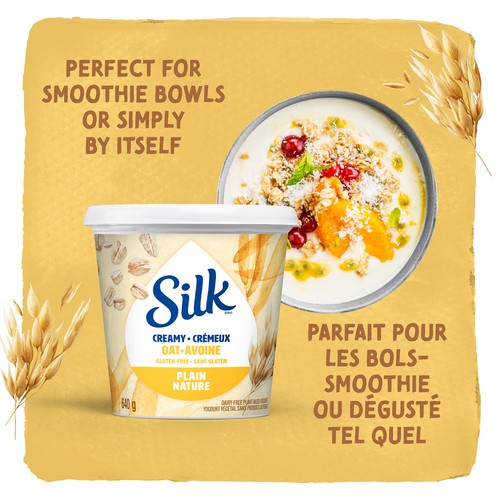 Silk Oat Yogurt Style Gluten-Free  Plain 640 g