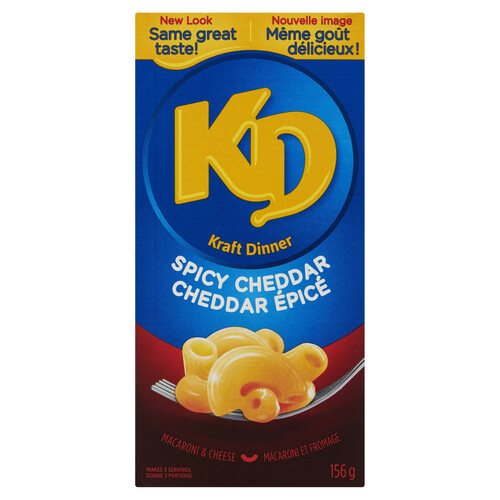 Kraft Dinner Macaroni & Cheese Spicy Cheddar 156 g