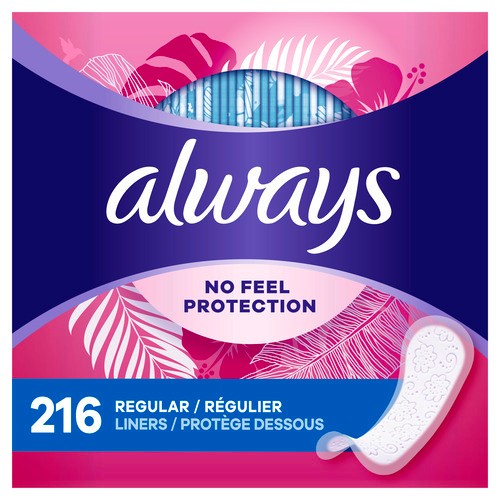 Always Daily Liners Regular 216 Liners