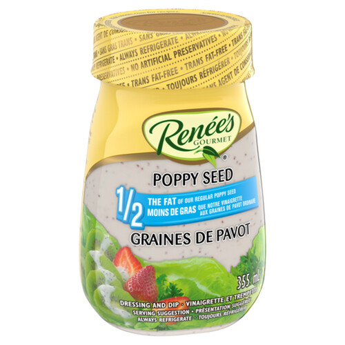 Renée’s Dressing Light Poppy Seed 355 ml