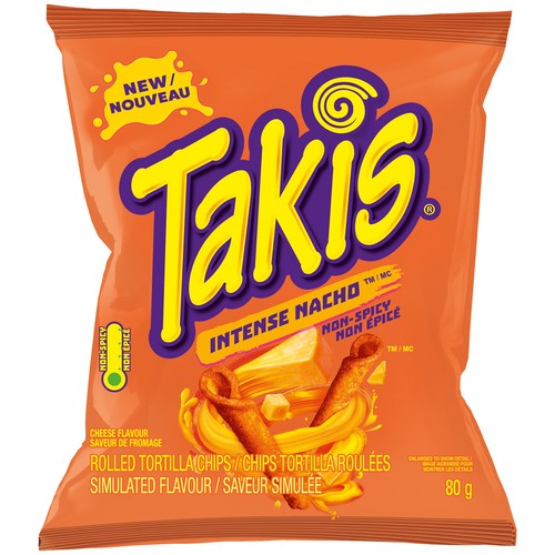 Takis Tortilla Chips Intense Nacho 80 g