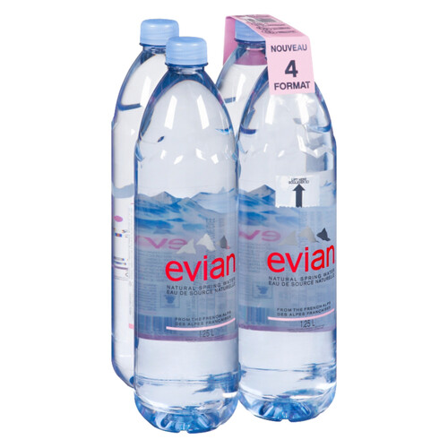  evian Natural Spring Water, Bottled Natural Spring