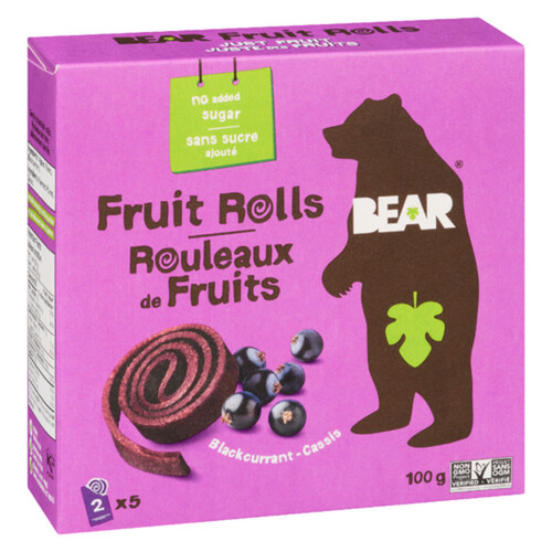 Bear Fruit Rolls Black Currant 100 g