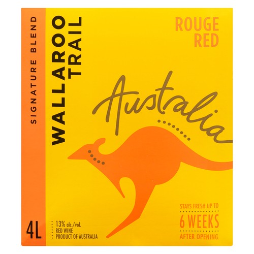 Wallaroo Trail Red Wine Bin 717 13% Alcohol 4 L
