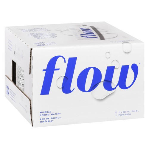 Flow Alkaline Spring Water 12 x 500 ml