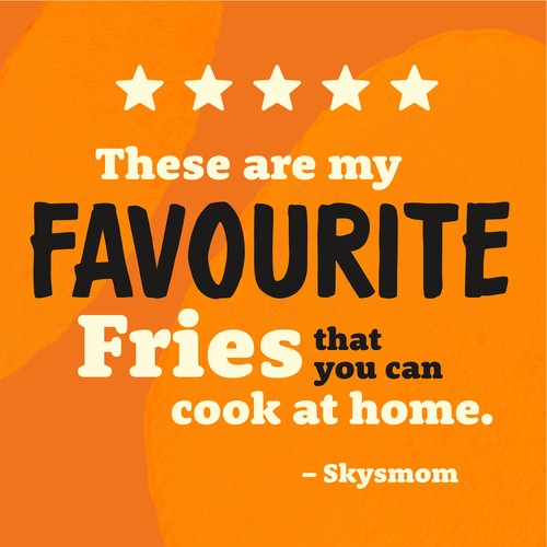 McCain Frozen Superfries Extra Crispy Crinkle Steak Cut Beer Battered 1.9 kg
