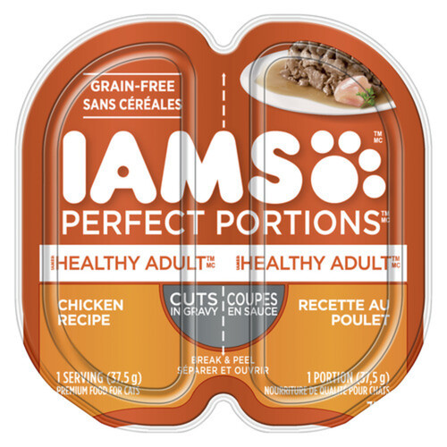IAMS Grain-Free Wet Cat Food Chicken Recipe 75 g