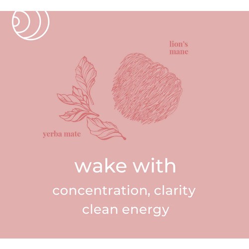 Doseology Wake Tincture Supplements Mushroom Lion's Mane & Yerba Mate 100 ml