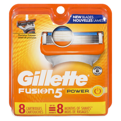 Gillette Fusion5 Power Razor Blade Refill 8 Cartridges