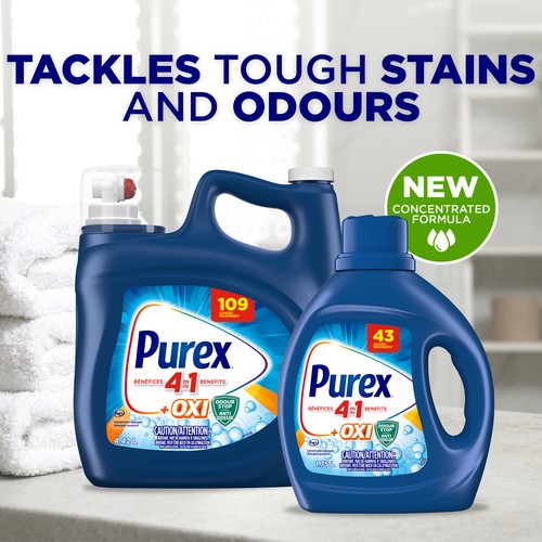 Purex 4 in 1 + Oxi Concentrated Detergent 1.75 L