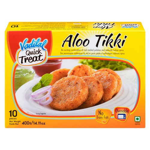 Vadilal Frozen Aloo Tikki 400 g