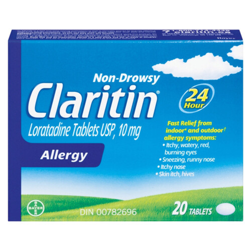 Claritin 10mg Allergy Tablets 20 EA