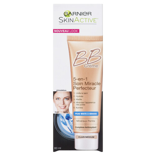 Garnier BB (Beauty Balm) for Oily Skin Light/Medium Cream 60 ml