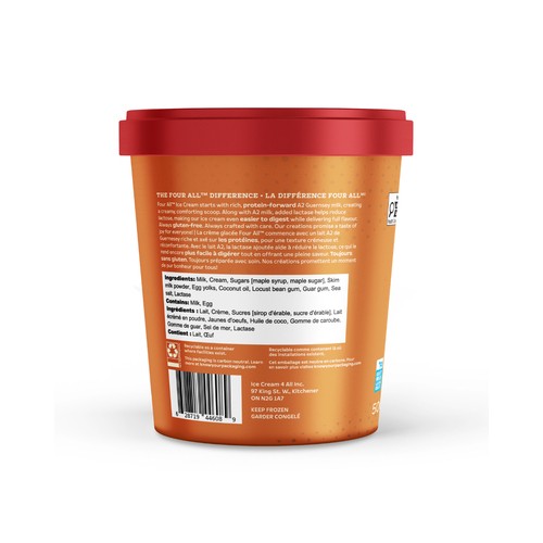 Four All Ice Cream Maple Creme Brulee 500 ml