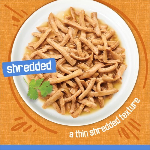 Friskies Shredded Wet Cat Food Chicken in Gravy 156 g
