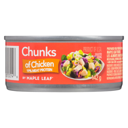 Maple Leaf Chunks of Chicken 142 g