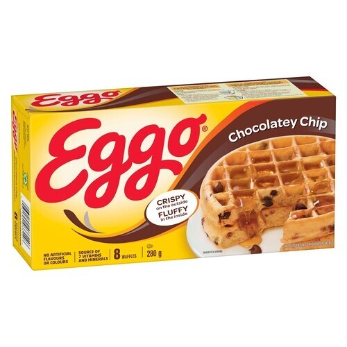 Kellogg's Eggo Frozen Waffles Chocolate Chip 280 g