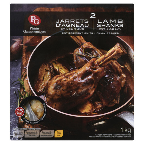 Plaisirs Gastronomiques Lamb Shanks With Gravy 1 kg